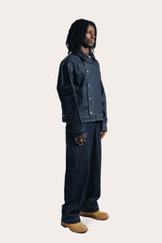 Denim Jacket Crossover Flap