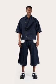 Jacket Crossover Flap Short Sleeve