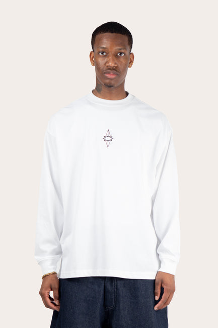 Onirick Basic Longsleeve T-shirt Blanc