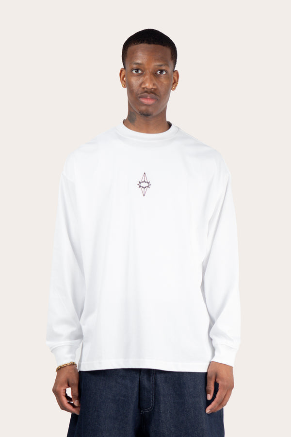 Onirick Basic Longsleeve T-shirt Blanc