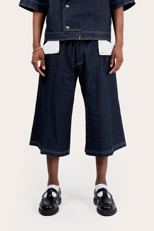 Jorts Crossover Flap