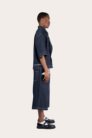 Jacket Crossover Flap Short Sleeve
