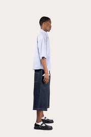 Shirt Crossover Flap Bleu