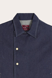 Denim Jacket Crossover Flap