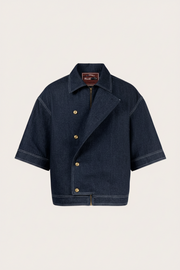 Jacket Crossover Flap Short Sleeve